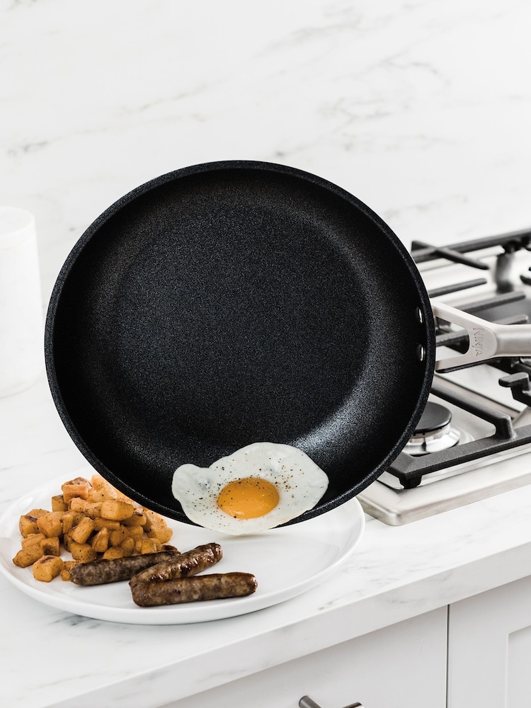 Ninja Silver ZEROSTICK Stainless Steel 28cm Frying Pan - Image 6 of 6