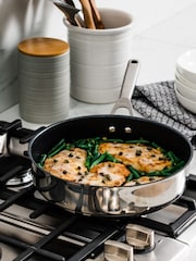 Ninja Grey Foodi ZEROSTICK 26cm Sauté Pan with Lid - Image 1 of 5