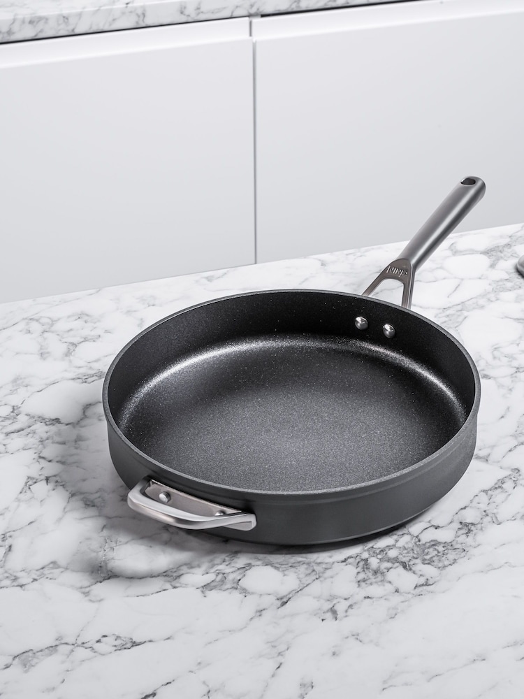 Ninja Grey Foodi ZEROSTICK 30cm Sauté Pan with Lid - Image 1 of 5