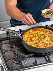 Ninja Grey Foodi ZEROSTICK 30cm Sauté Pan with Lid - Image 4 of 5