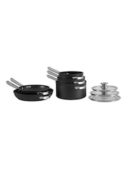 Ninja Grey ZEROSTICK Stackable 5-Piece Pan Set - Image 3 of 5