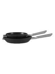 Ninja Grey ZEROSTICK Stackable 2-Piece Frying Pan Set - Image 2 of 3