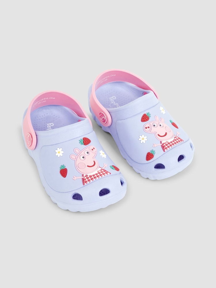 JoJo Maman Bébé Cornflower Peppa Pig Clogs - Image 1 of 4