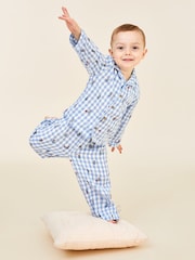 JoJo Maman Bébé Blue Paddington Pyjamas - Image 9 of 9
