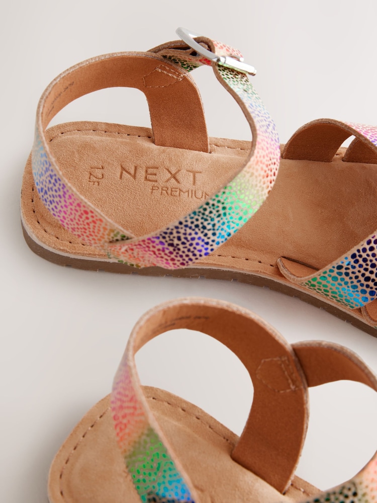 Regenbogenfarben - Ledersandalen im Webdesign - Bild 8 von 8 Regenbogenfarben - Ledersandalen im Webdesign - Bild 8 von 8