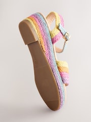Rainbow Jute Wedge Sandals - Image 5 of 6