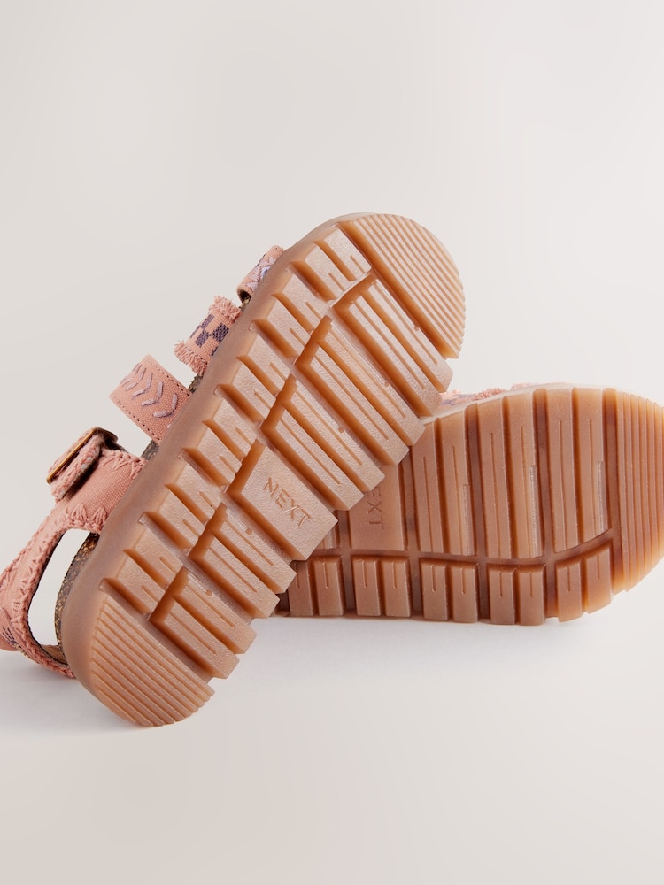 Pink Chunky Corkbed Sandals - Image 9 of 9 Pink Chunky Corkbed Sandals - Image 9 of 9