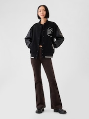 Gap Brown High Waisted Corduroy 70s Flare Trousers - Image 5 of 6