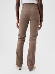 Gap Light Brown High Waisted Corduroy 90s Straight Trousers - Image 3 of 6