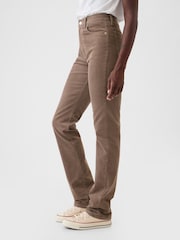 Gap Light Brown High Waisted Corduroy 90s Straight Trousers - Image 4 of 6
