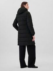 Gap Black Logo Long Puffer Coat - Image 2 of 5