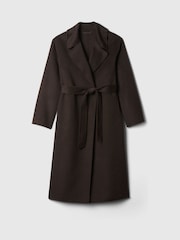 Gap Brown Belted Double Faced Wool-Blend Trench Coat - Image 5 of 5