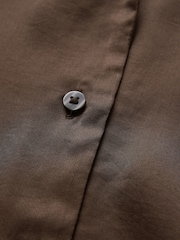 Gap Brown Satin Perfect Shirt - Image 5 of 5