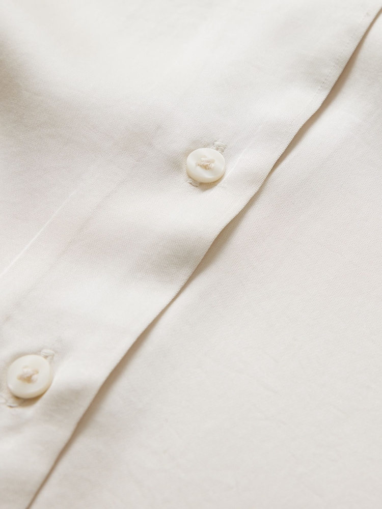Gap Beige Satin Perfect Shirt - Image 5 of 5