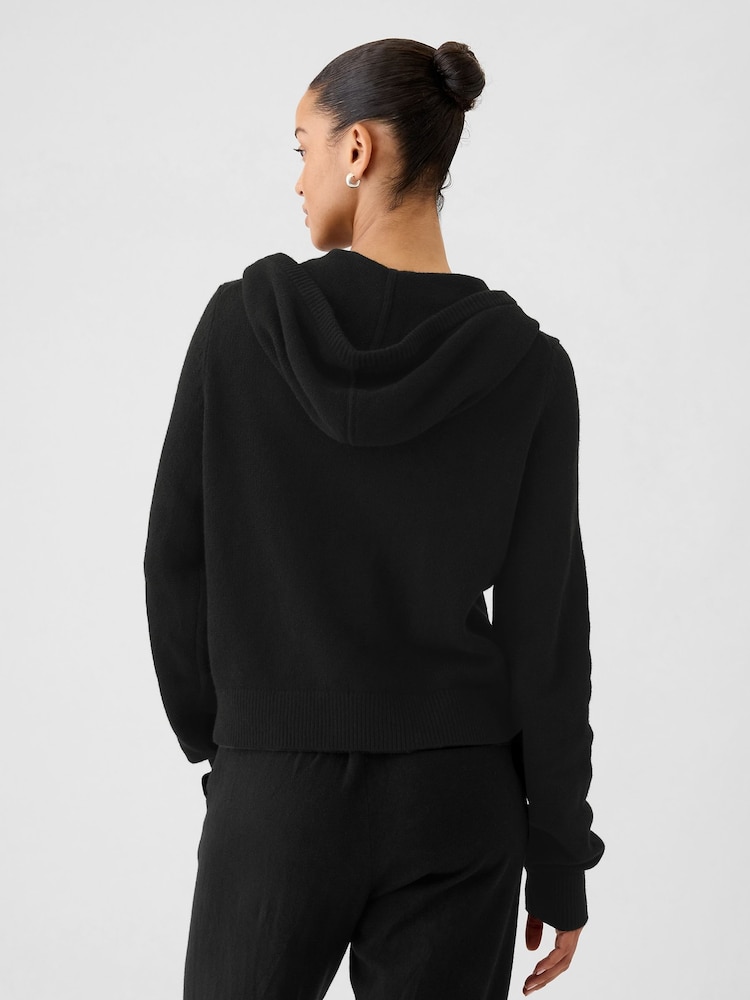 Negro - Sudadera de punto en CashSoft con cremallera de Gap - Imagen 2 de 5