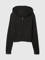 Negro - Sudadera de punto en CashSoft con cremallera de Gap - Imagen 5 de 5