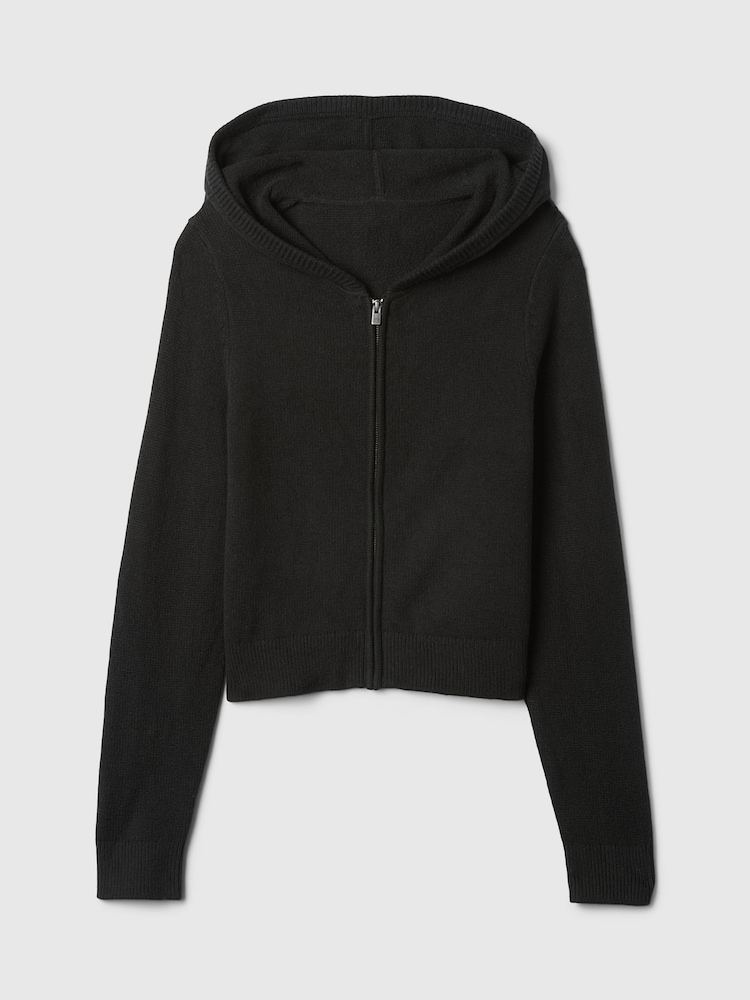Negro - Sudadera de punto en CashSoft con cremallera de Gap - Imagen 5 de 5