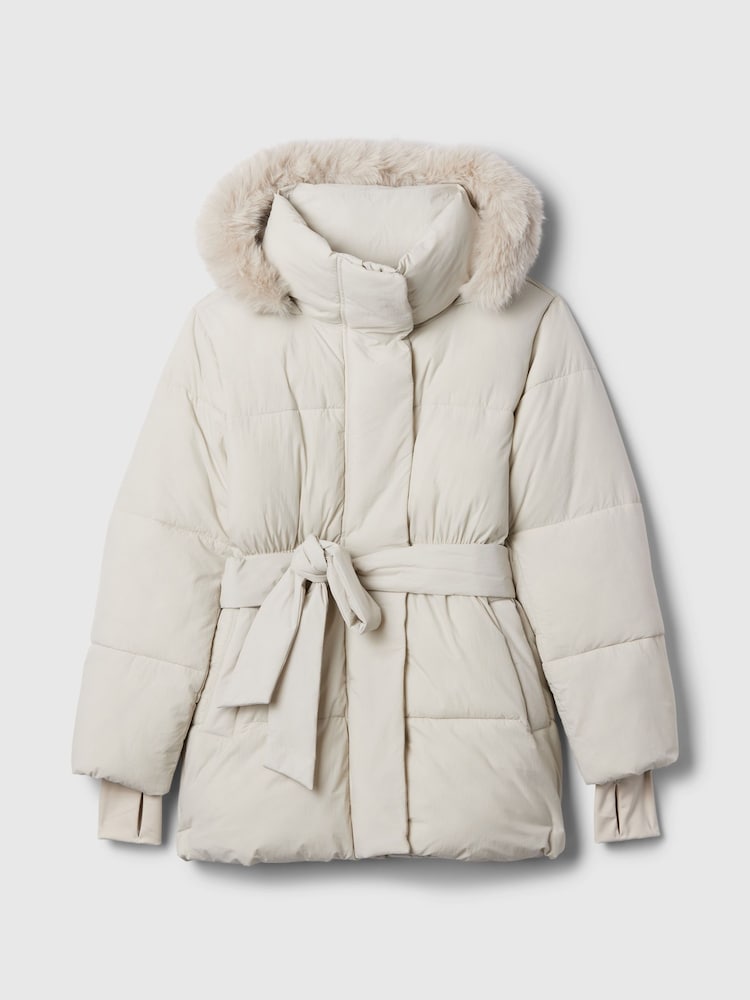 Off White - Nadměrný kabát Gap Oversized Puffer Coat - Image 5 of 6