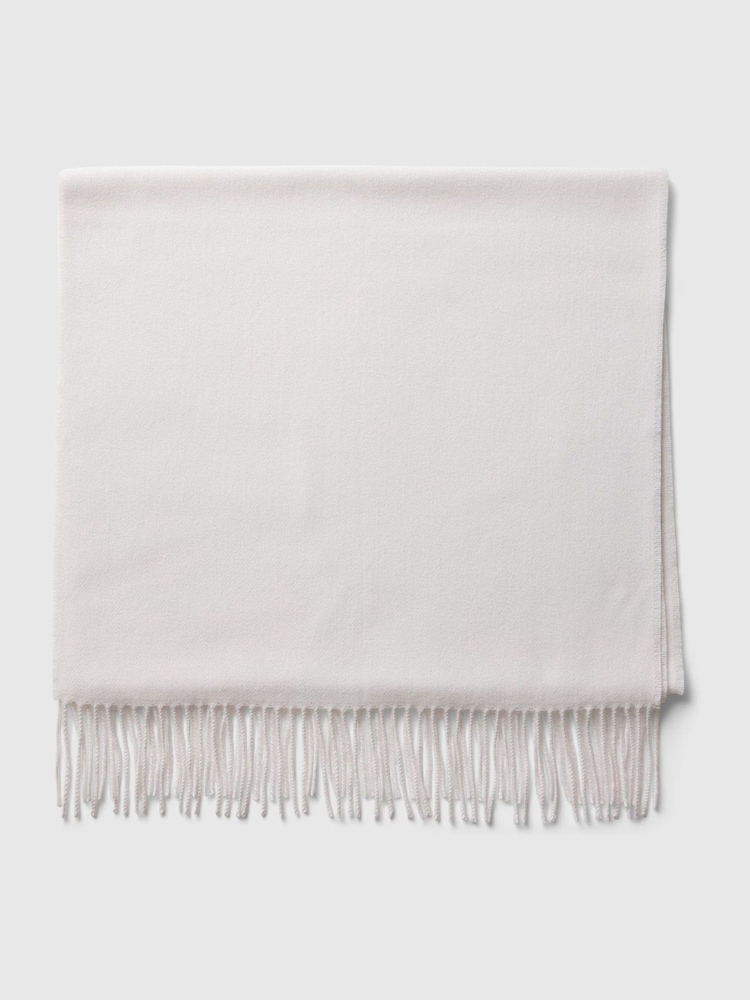 Gap White Adults Cotton Knit Beret - Image 2 of 3