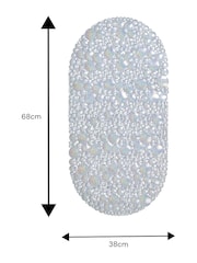Showerdrape Glitter Hyrdro Anti Slip PVC Bath Mat - Image 5 of 5