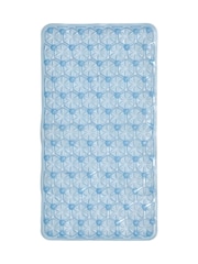Showerdrape Blue Laguna Anti Slip PVC Bath Mat - Image 1 of 6