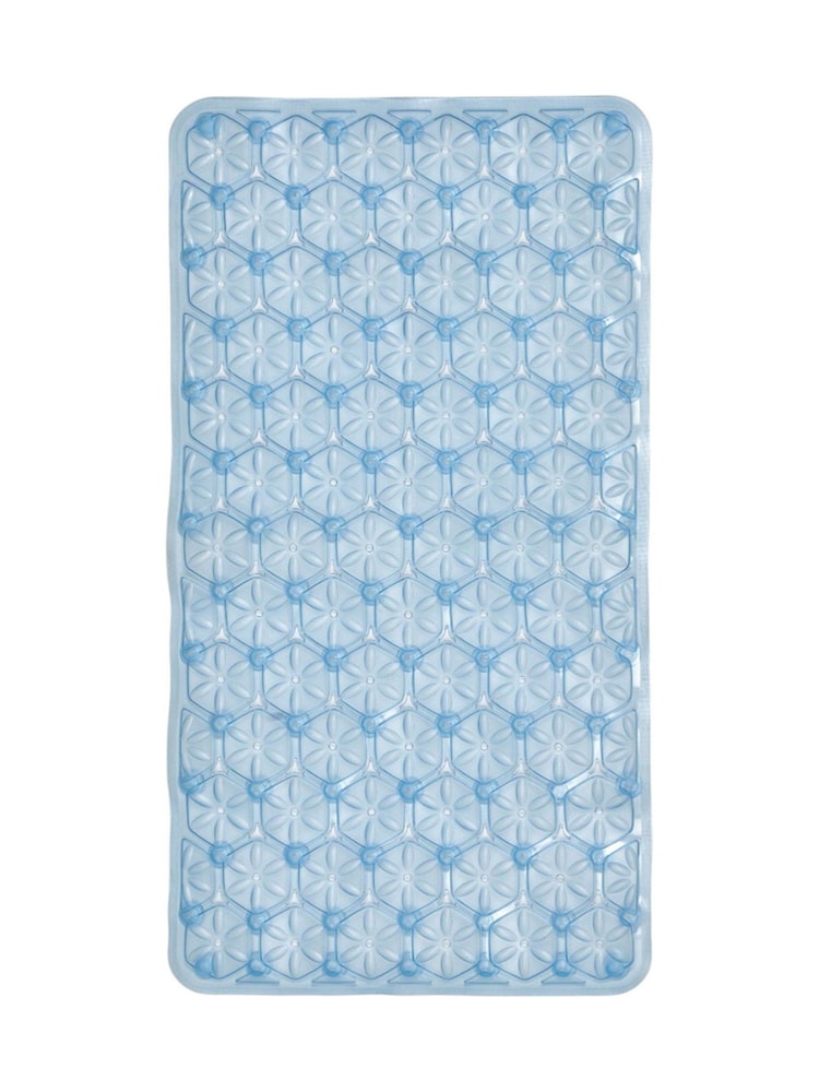 Showerdrape Blue Laguna Anti Slip PVC Bath Mat - Image 1 of 6