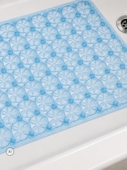 Showerdrape Blue Laguna Anti Slip PVC Bath Mat - Image 2 of 6