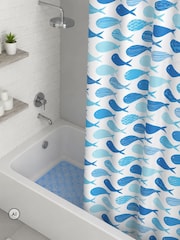 Showerdrape Blue Laguna Anti Slip PVC Bath Mat - Image 3 of 6