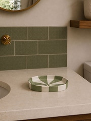 Showerdrape 3 Piece White Pier Bathroom Accessory Set - Image 3 of 4