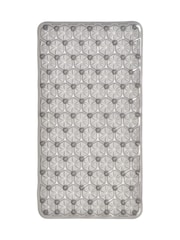 Showerdrape Grey Laguna Anti Slip PVC Bath Mat - Image 1 of 6