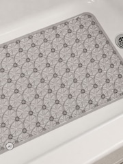 Showerdrape Grey Laguna Anti Slip PVC Bath Mat - Image 2 of 6
