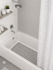 Showerdrape Grey Laguna Anti Slip PVC Bath Mat - Image 3 of 6