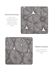 Showerdrape Grey Laguna Anti Slip PVC Bath Mat - Image 5 of 6