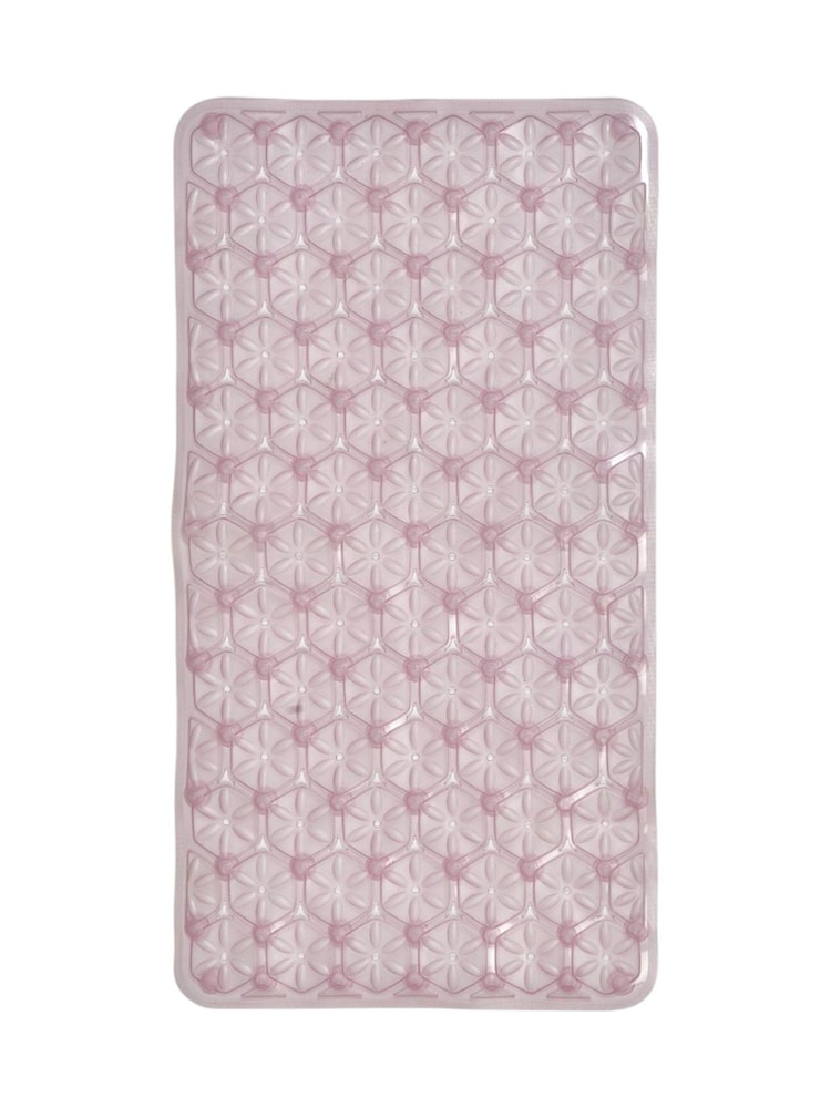 Showerdrape Pink Laguna Anti Slip PVC Bath Mat - Image 1 of 6