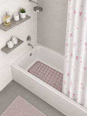 Showerdrape Pink Laguna Anti Slip PVC Bath Mat - Image 3 of 6