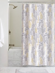 Showerdrape White Fernland Shower Curtain - Image 1 of 3