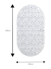 Showerdrape Clear Hyrdro Anti Slip PVC Bath Mat - Image 5 of 5