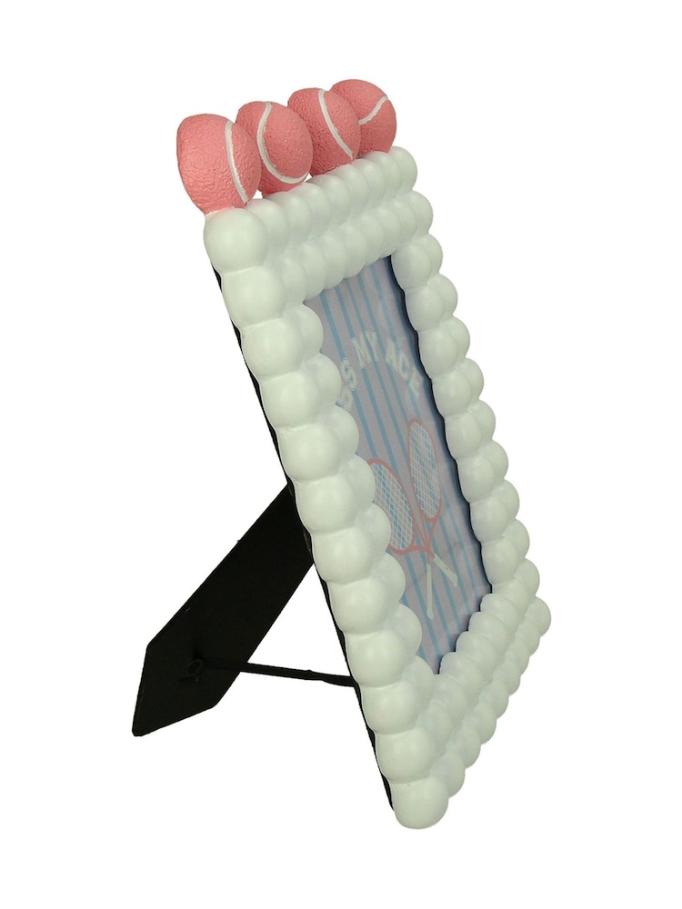 Kersten White Tennisball Polyresin Photo Frame - Image 2 of 3 Kersten White Tennisball Polyresin Photo Frame - Image 2 of 3