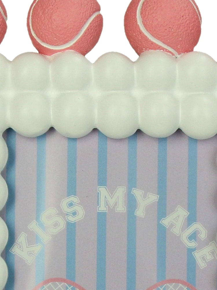 Kersten White Tennisball Polyresin Photo Frame - Image 3 of 3 Kersten White Tennisball Polyresin Photo Frame - Image 3 of 3