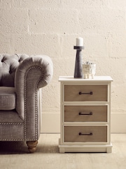 Interiors by Premier White Heritage 3 Drawer Chest - Image 1 of 4