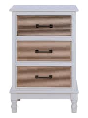 Interiors by Premier White Heritage 3 Drawer Chest - Image 2 of 4