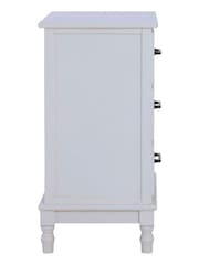 Interiors by Premier White Heritage 3 Drawer Chest - Image 3 of 4