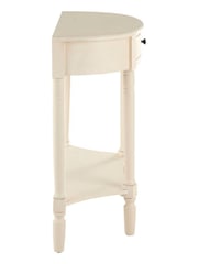 Interiors by Premier White Heritage One Drawer Antique Console Table - Image 3 of 4