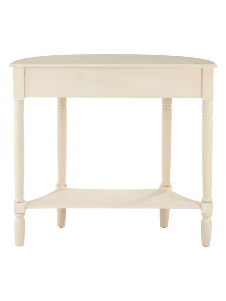 Interiors by Premier White Heritage One Drawer Antique Console Table - Image 4 of 4 Interiors by Premier White Heritage One Drawer Antique Console Table - Image 4 of 4