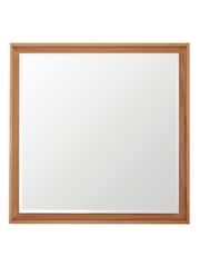 Interiors by Premier Natural Kensington Townhouse Square Wall Mirror - Image 1 of 2