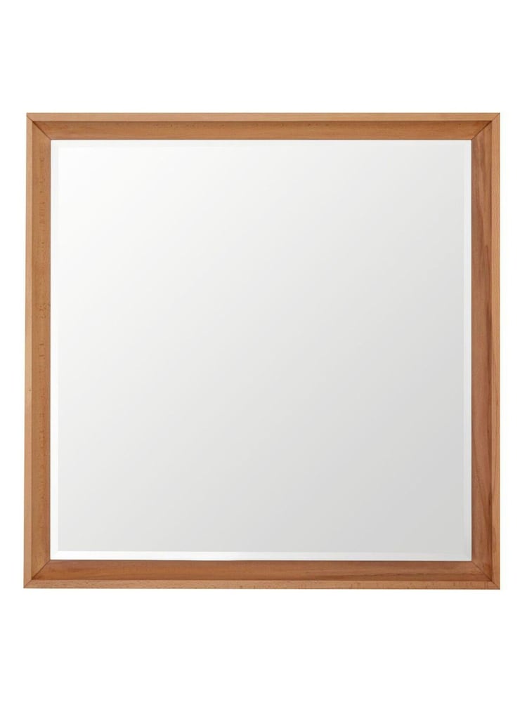 Interiors by Premier Natural Kensington Townhouse Square Wall Mirror - Image 1 of 2
