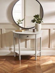 Interiors by Premier Grey Heritage Vintage One Drawer Console Table - Image 1 of 6