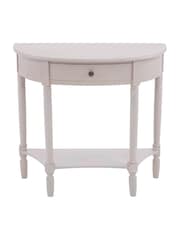 Interiors by Premier Grey Heritage Vintage One Drawer Console Table - Image 3 of 6
