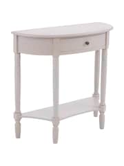 Interiors by Premier Grey Heritage Vintage One Drawer Console Table - Image 4 of 6