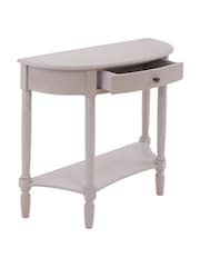 Interiors by Premier Grey Heritage Vintage One Drawer Console Table - Image 5 of 6